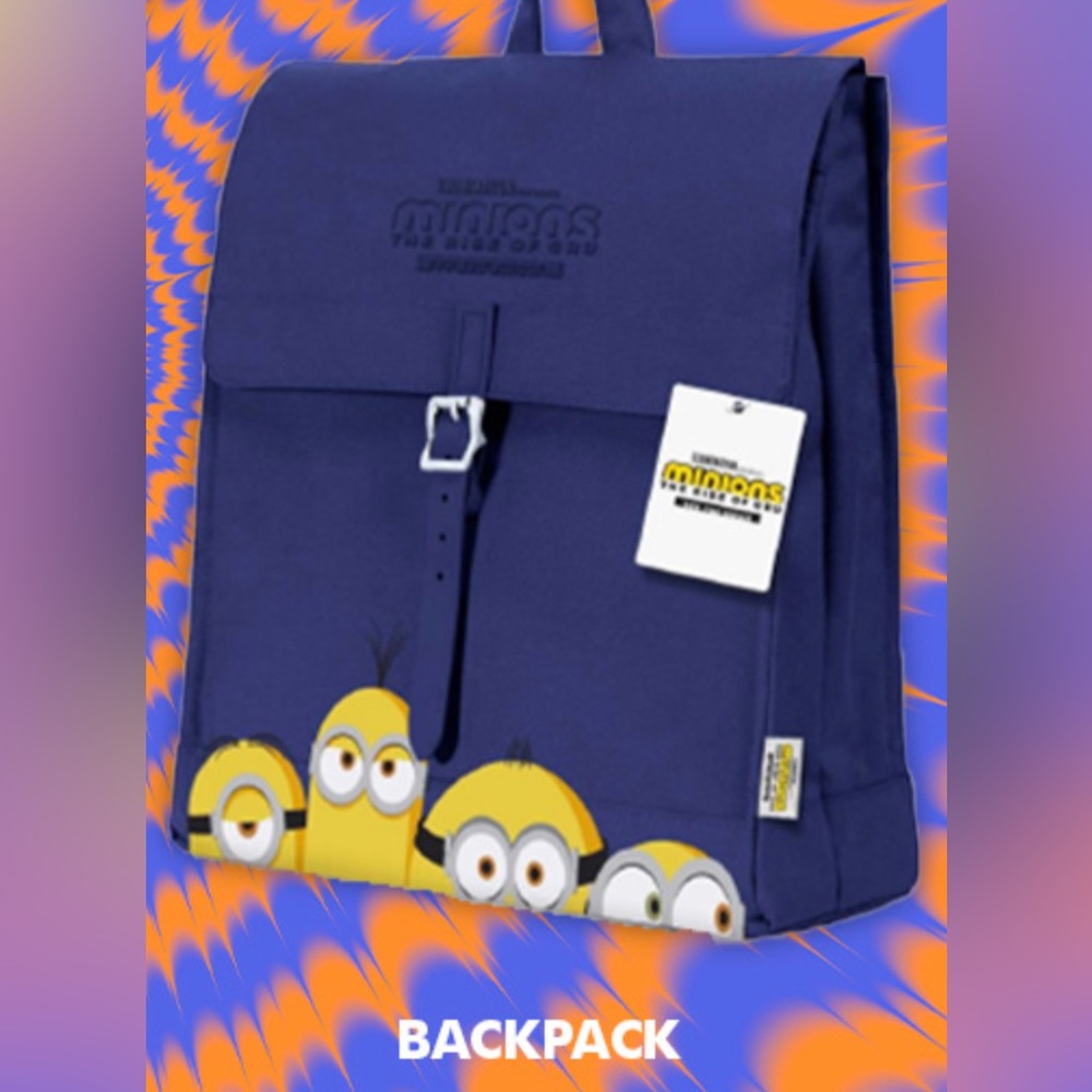 NWT minions THE RISE OF GRU adult backpack